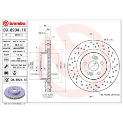 Tarcze Brembo XTRA - 09.8904.1X