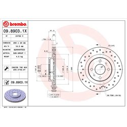 Tarcze Brembo XTRA - 09.8903.1X