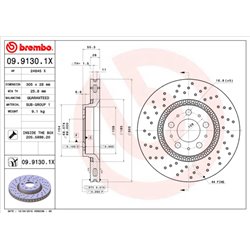 Tarcze Brembo XTRA - 09.9130.1X