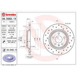Tarcze Brembo XTRA - 08.D060.1X
