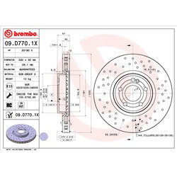 Tarcze Brembo XTRA - 09.D770.1X