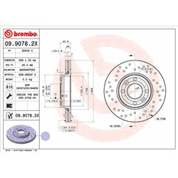Tarcze Brembo XTRA - 09.9078.2X