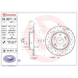 Tarcze Brembo XTRA - 08.B271.1X