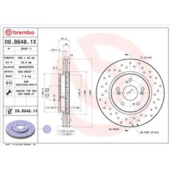 Tarcze Brembo XTRA - 09.B648.1X