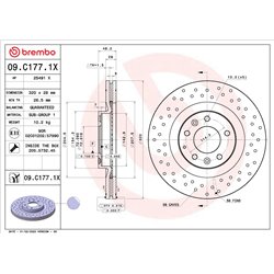 Tarcze Brembo XTRA - 09.C177.1X