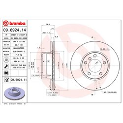 Tarcze Brembo - 09.6924.11