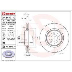 Tarcze Brembo - 09.8642.11