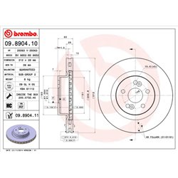 Tarcze Brembo - 09.8904.11