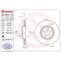 Tarcze Brembo - 09.9074.11