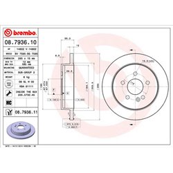 Tarcze Brembo - 08.7936.11