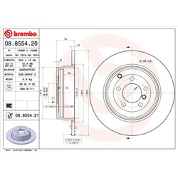 Tarcze Brembo - 08.8554.21