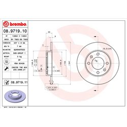Tarcze Brembo - 08.9719.11