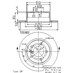 Tarcze Brembo - 08.9859.81