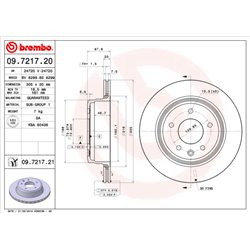 Tarcze Brembo - 09.7217.21