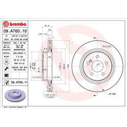Tarcze Brembo - 09.A760.11