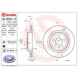 Tarcze Brembo - 09.B026.11