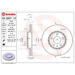 Tarcze Brembo - 09.8937.11