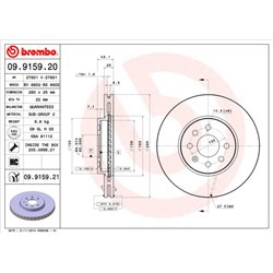 Tarcze Brembo - 09.9159.21