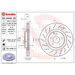 Tarcze Brembo - 09.A448.21