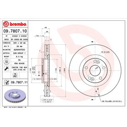 Tarcze Brembo - 09.7807.11