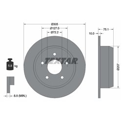 Tarcze Textar - TEX92113700