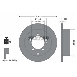 Tarcze Textar - TEX92148600