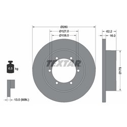 Tarcze Textar - TEX92308500