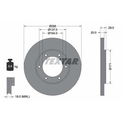 Tarcze Textar - TEX92035600