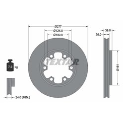 Tarcze Textar - TEX92059000