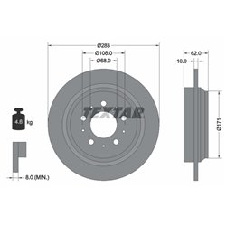Tarcze Textar - TEX92088600