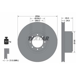 Tarcze Textar - TEX93175300
