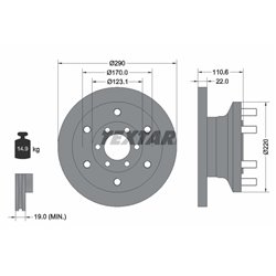 Tarcze Textar - TEX93175400