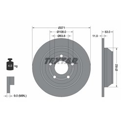 Tarcze Textar - TEX92327403