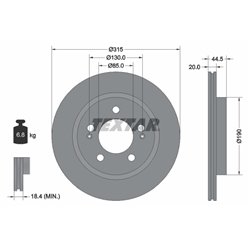 Tarcze Textar - TEX92332903