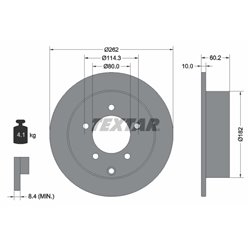 Tarcze Textar PRO - TEX92227403