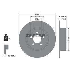 Tarcze Textar PRO - TEX92234803