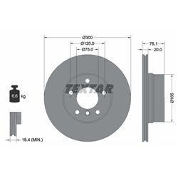 Tarcze Textar PRO - TEX92199503