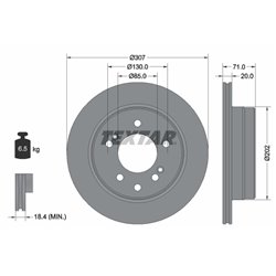 Tarcze Textar PRO - TEX92203103