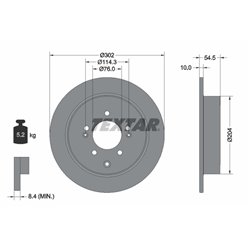 Tarcze Textar PRO - TEX92293303