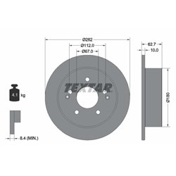 Tarcze Textar PRO - TEX92322203