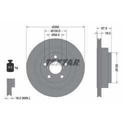 Tarcze Textar PRO+ - TEX92142105