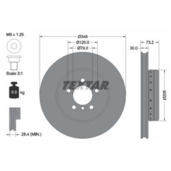 Tarcze Textar PRO+ - TEX92266825