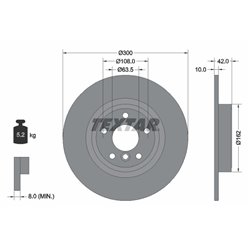 Tarcze Textar PRO+ - TEX92309505