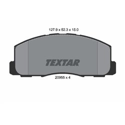 Klocki Textar - TEX2095501