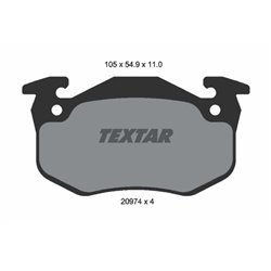 Klocki Textar - TEX2097401