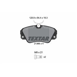 Klocki Textar - TEX2136801