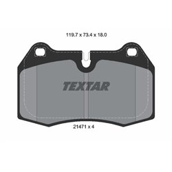 Klocki Textar - TEX2147102
