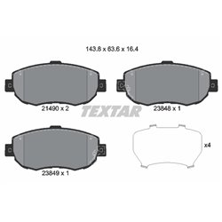 Klocki Textar - TEX2149001