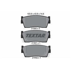 Klocki Textar - TEX2150001