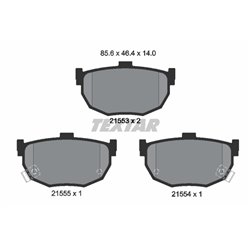 Klocki Textar - TEX2155301